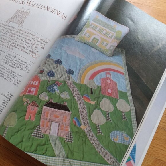 Vintage Quilts & Patches Quilting Sewing Pattern Book Simplicity Boho 70s Retro - Picture 10 of 11